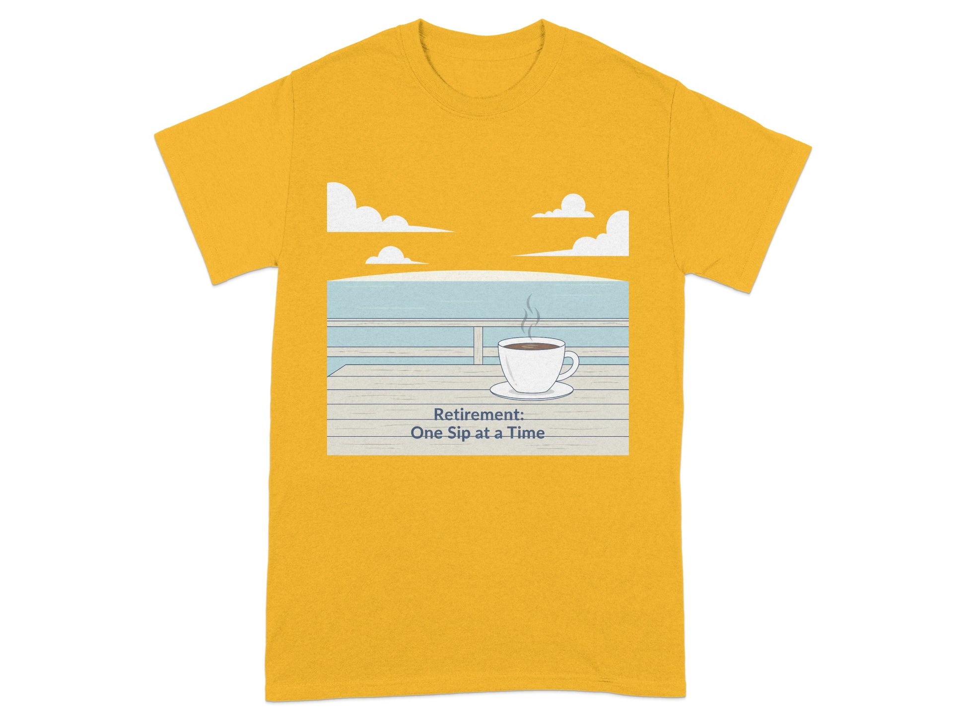 Retirement One Sip at a Time Short Sleeve Shirt
