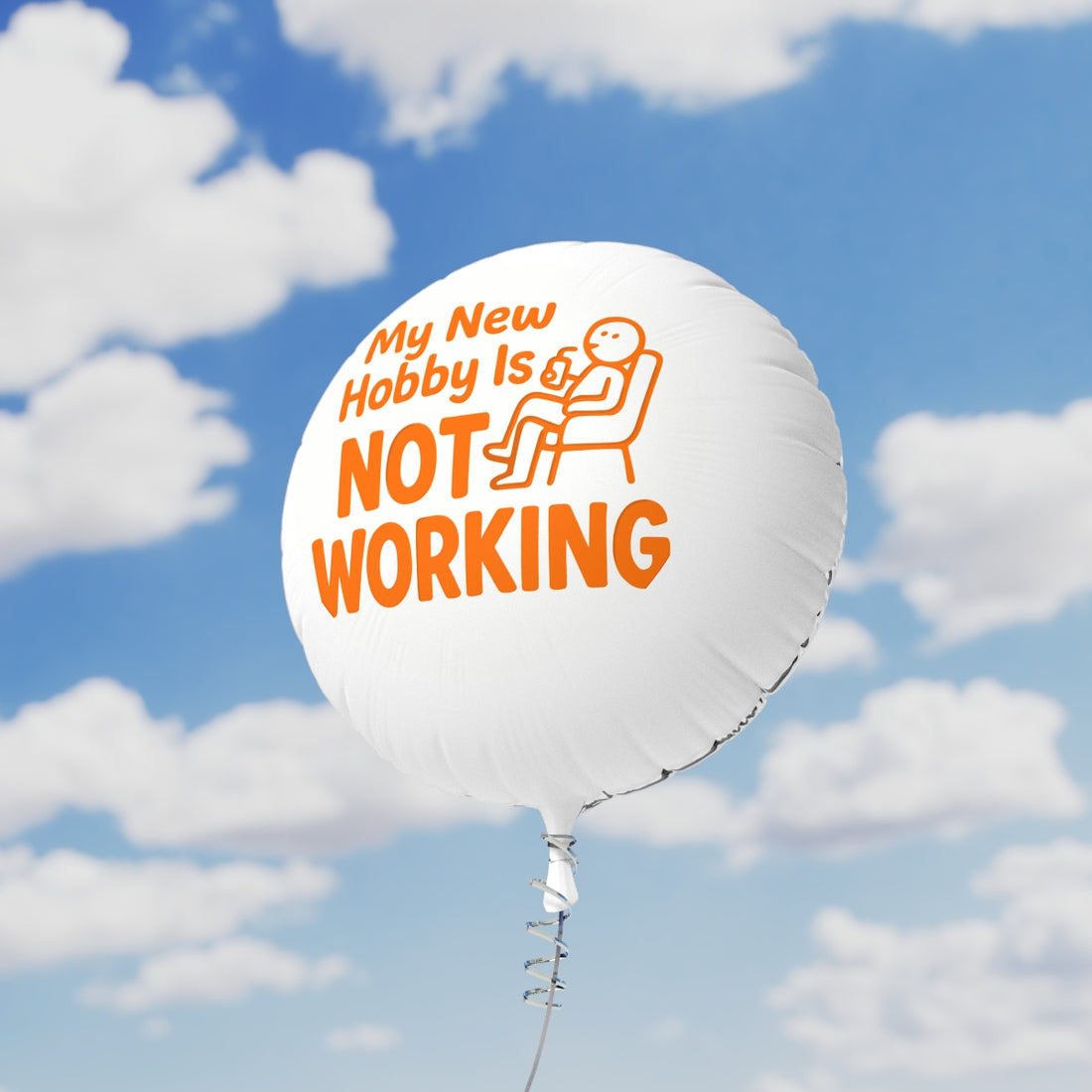My New Hobby Is NOT Working | Celebration Mylar Ballons 11in or 22in - Retiree Gifts Retirement Party
