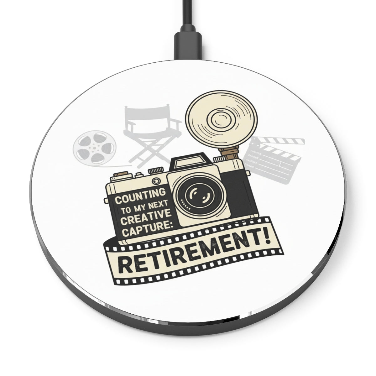 Counting to my next creative capture Retirement | | Retirement Personalized Phone Stand or Phone Charger - Retiree Gifts Retirement Party