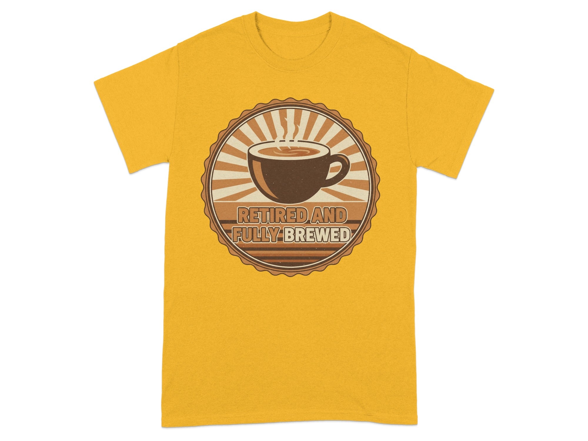 Retired And Fully Brewed Graphic T-shirt