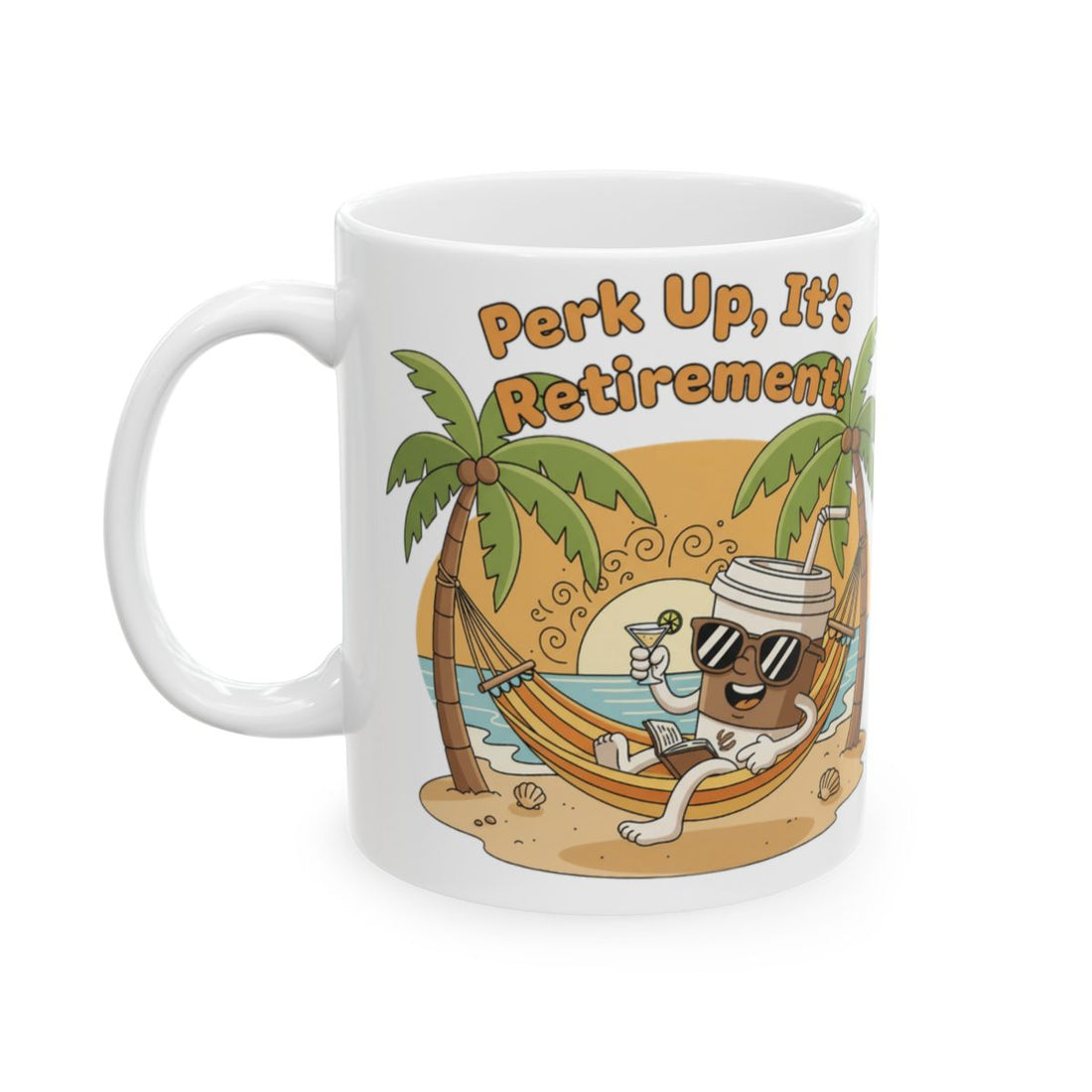 Funny 'Perk Up It's Retirement' Coffee Mug