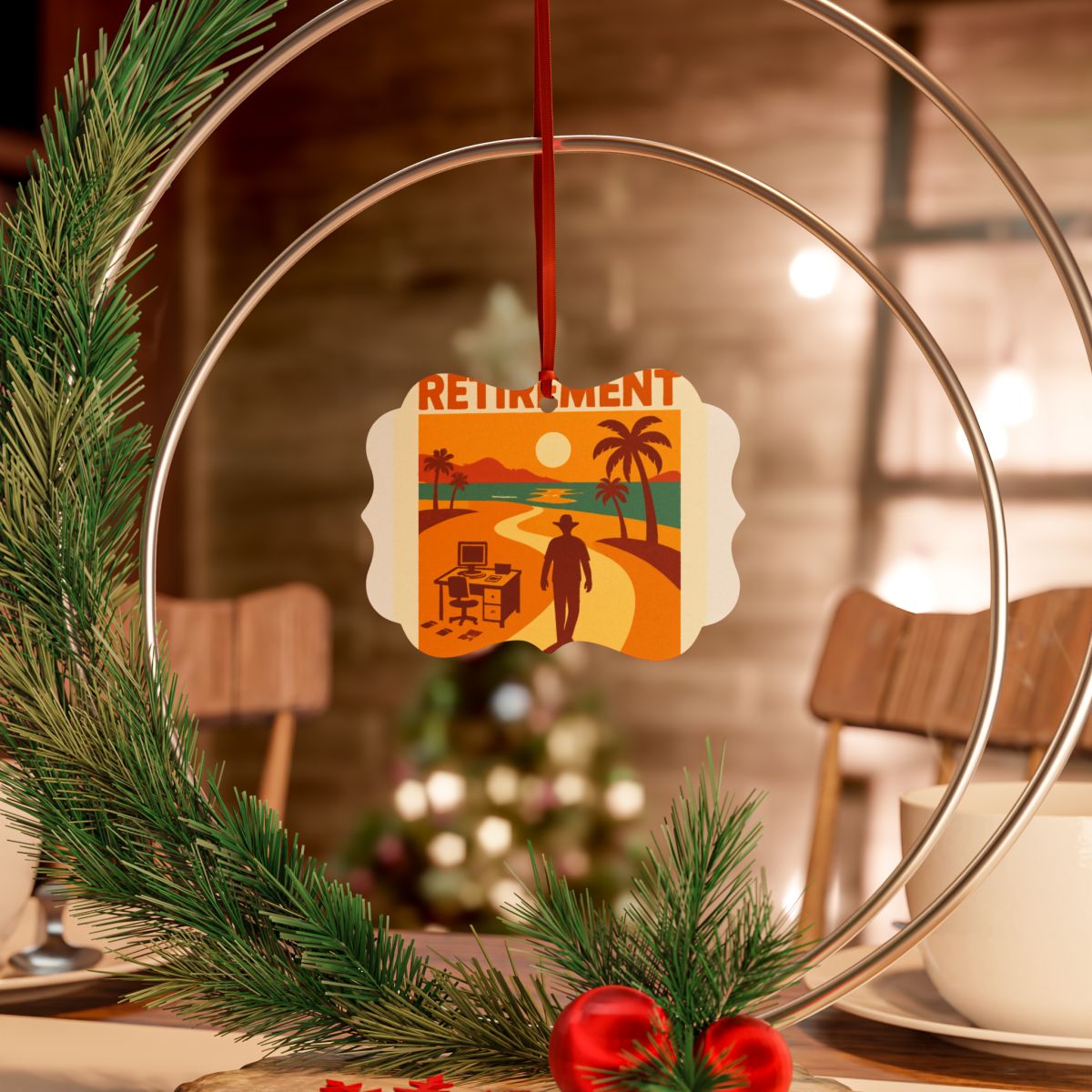 Retirement Ornaments | Celebrate Your New Journey - Retiree Gifts Retirement Party