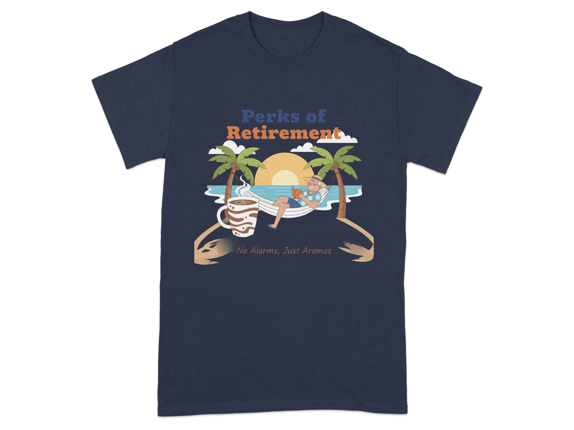 Relaxing Perks of Retirement Graphic T-Shirt for Sale