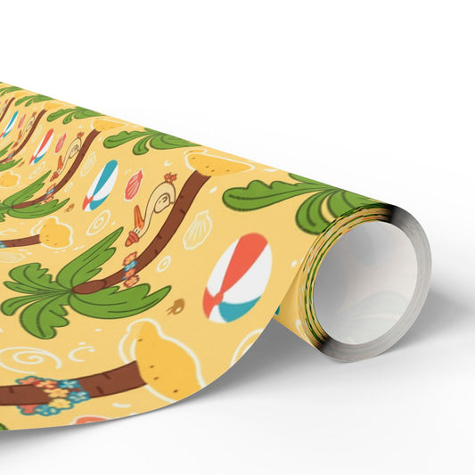 Tropical Beach Palm Tree Wallpaper Roll product