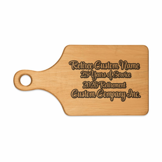 Personalized Retirement Cutting Board Gift for 2026