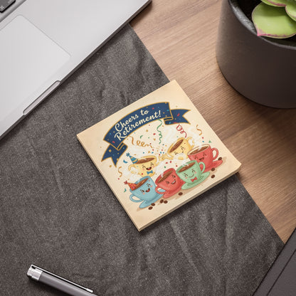 Cheers to Retirement Funny Celebration Gift design