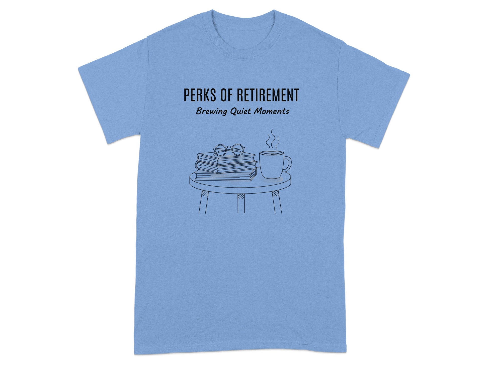 Perks of Retirement Brewing Quiet Moments t-shirt