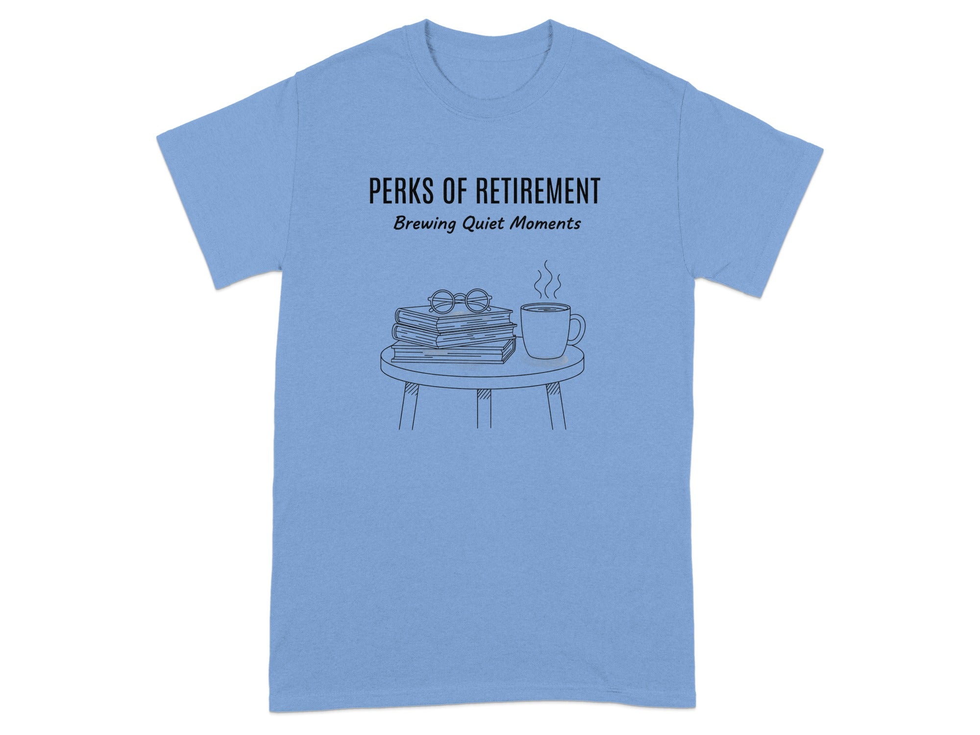 Perks of Retirement Brewing Quiet Moments t-shirt