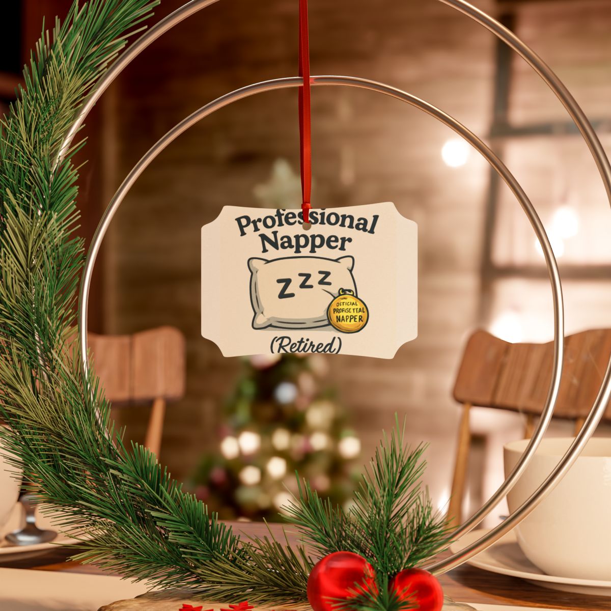 Professional Napper Ornaments | Official Profestional Napper - Retiree Gifts Retirement Party