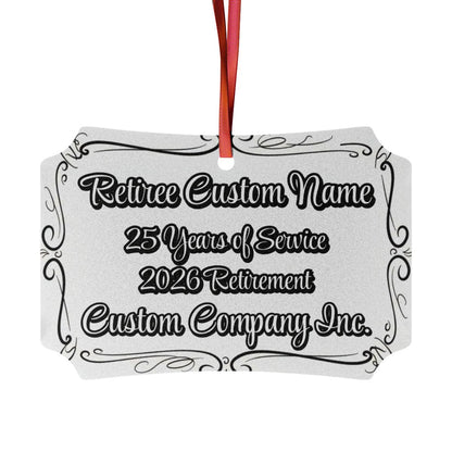 Retiree Custom Name 25 Years of Service 2026 Retirement Gift