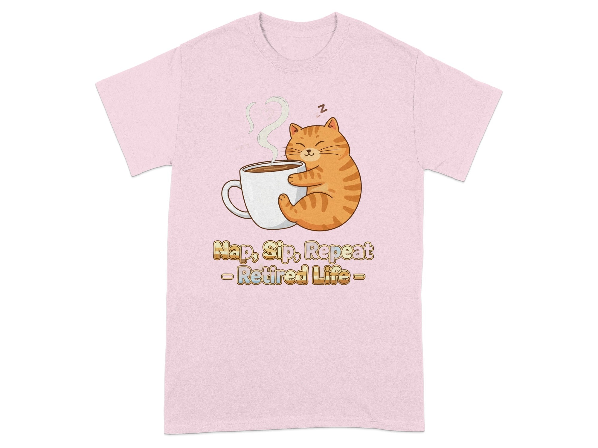 Nap Sip Repeat Retired Life | Retirement Cat | Perfect gift for new retiree