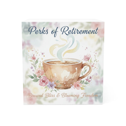 Perks of Retirement Brewed Bliss Blooming Freedom Product