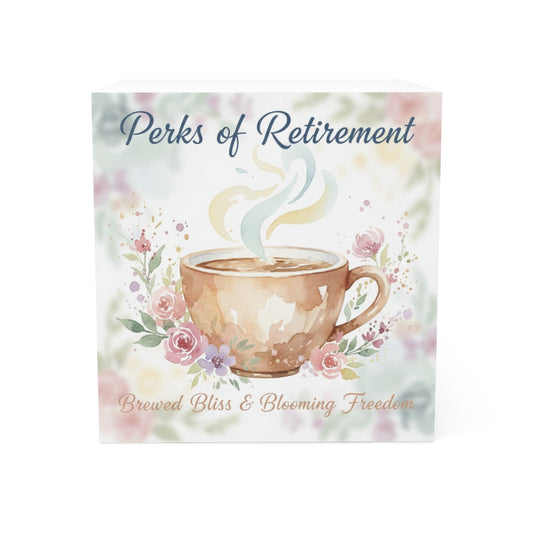 Perks of Retirement Brewed Bliss Blooming Freedom Product