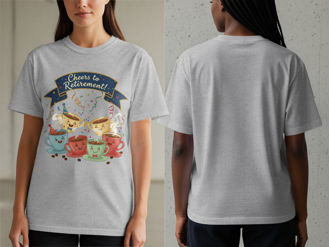 Cheers to Retirement Graphic T-shirt for Special Occasions