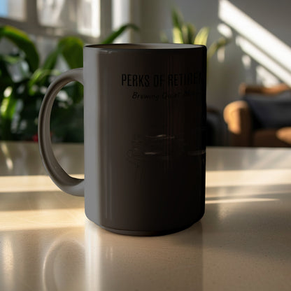 Perks of Retirement Brewing Quiet Moments Mug