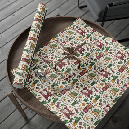 Colorful Festive Wrapping Paper with Unique Designs