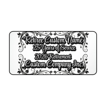 Retiree 25 Years of Service 2026 Retirement Custom Gift