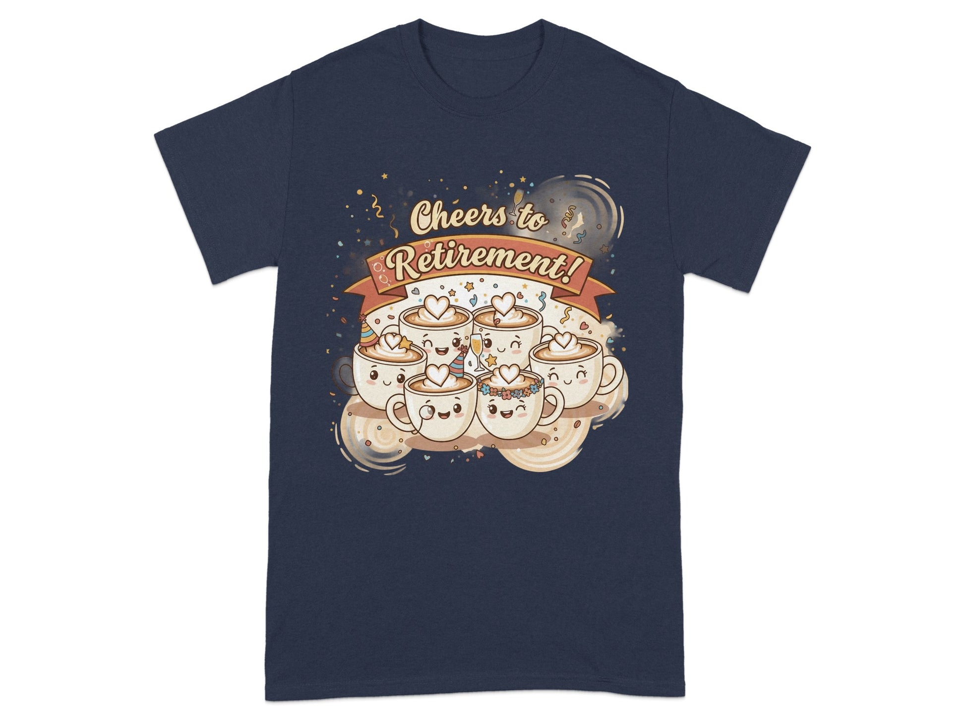 Cheers to Retirement Coffee Celebration Shirt