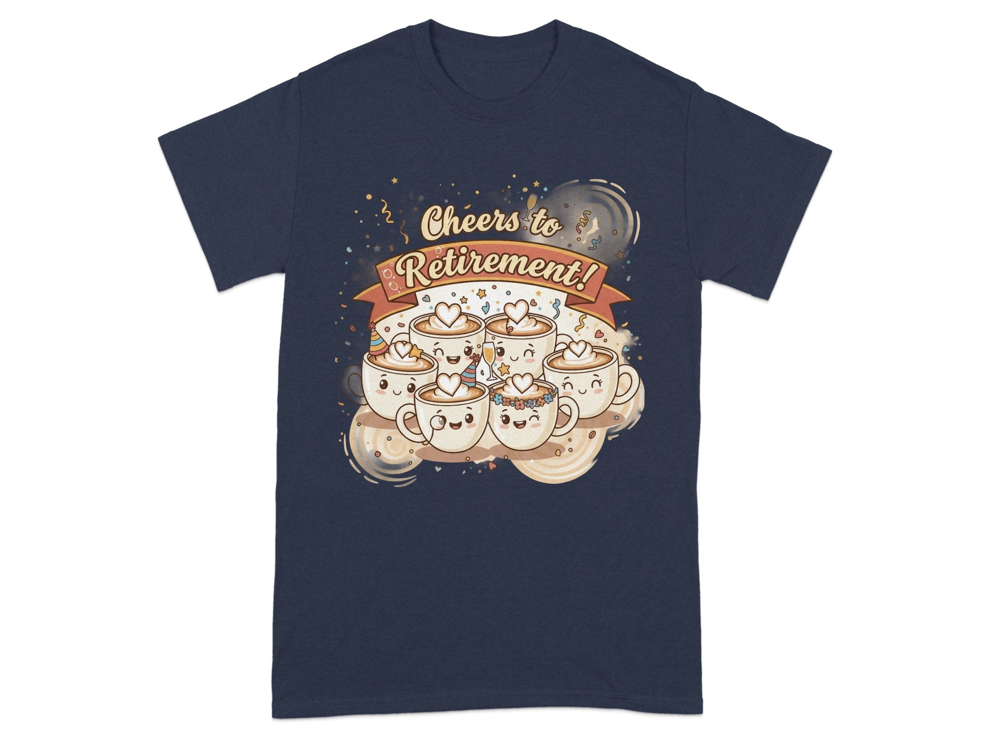 Cheers to Retirement Coffee Celebration Shirt