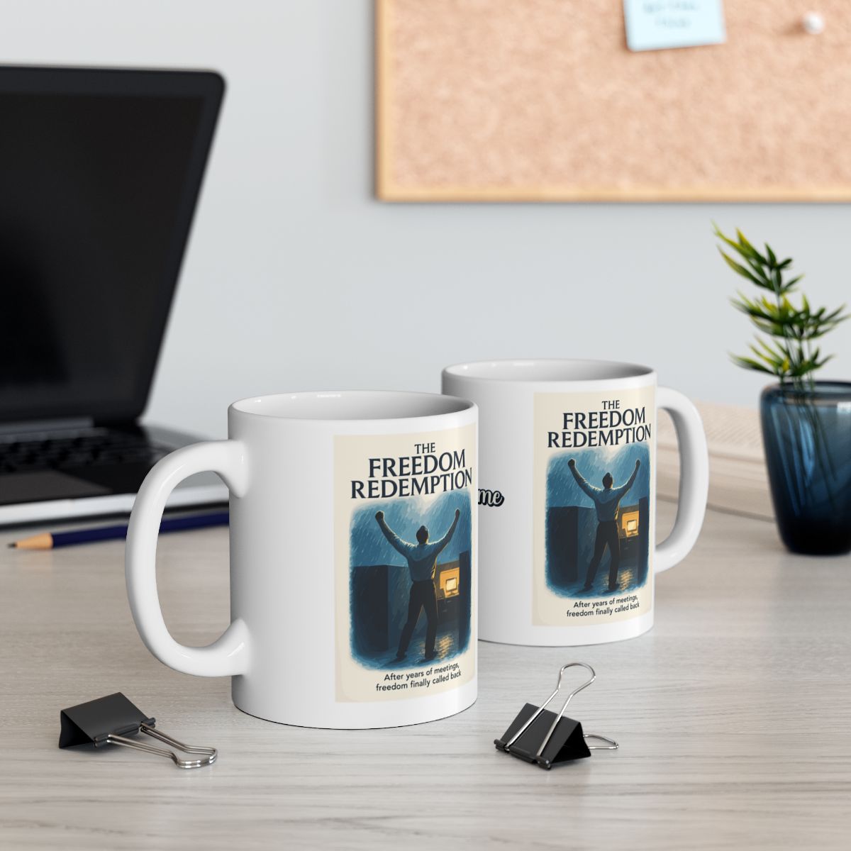 The Freedom Redemption | After Years of Meetings Freedom Finally Called Back | Personalized Microwavable Ceramic Mugs 11oz 15oz 20oz - Retiree Gifts Retirement Party