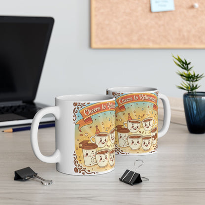 Cheers to Retirement Funny Celebration Mug