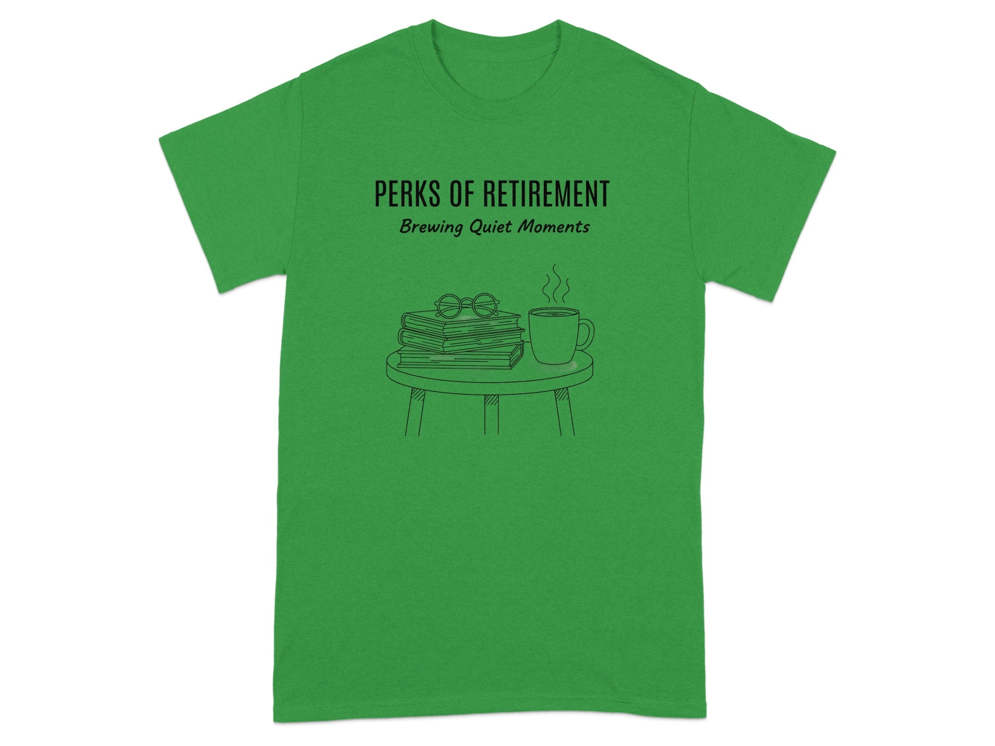 Enjoy Quiet Moments with Perks of Retirement Tee