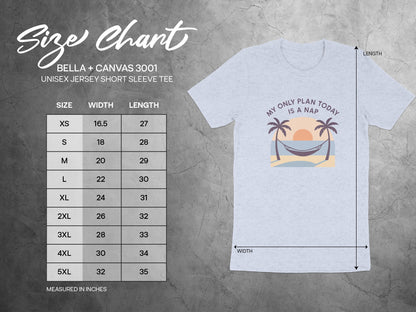 My Only Plan Today Is A Nap | Relaxing Days |Soft Color Bella T-Shirts - Retiree Gifts Retirement Party