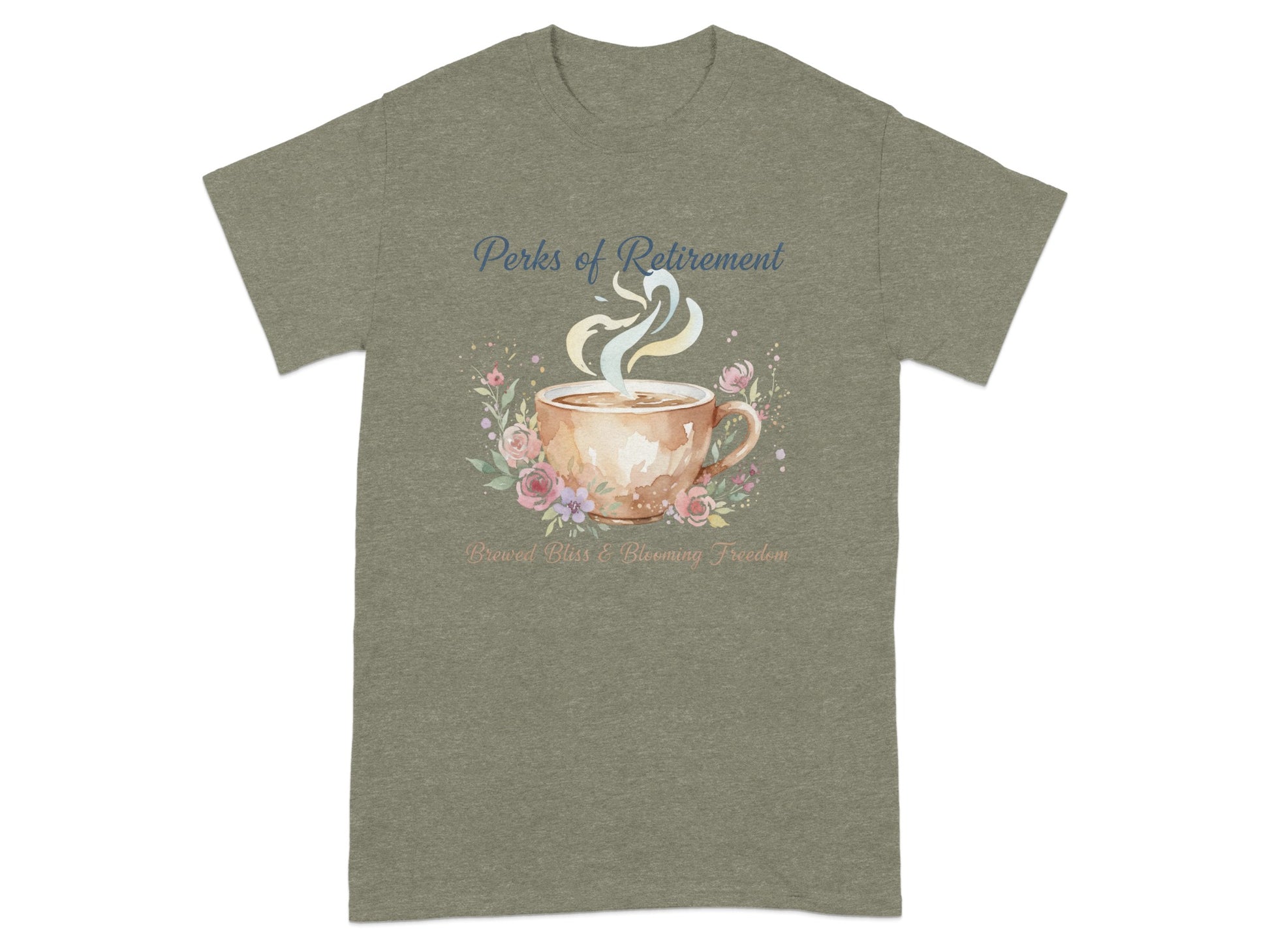 Perks of Retirement Blessed Bliss & Brewing Freedom T-shirt