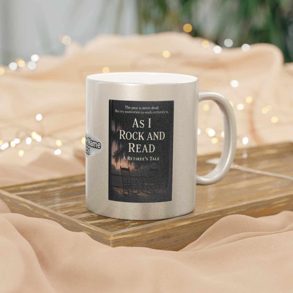 As I Rock And Read Retiree's Tale Mug Product