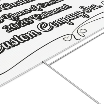 Custom Years of Service 2026 Retirement product
