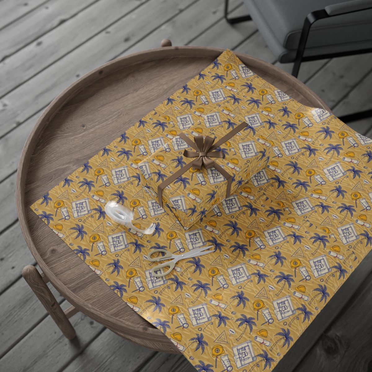 Stylish Tropical Themed Wrapping Paper Gift product type