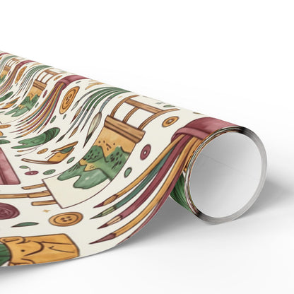 Creative Art Supplies Wrapping Paper Design for Gifting
