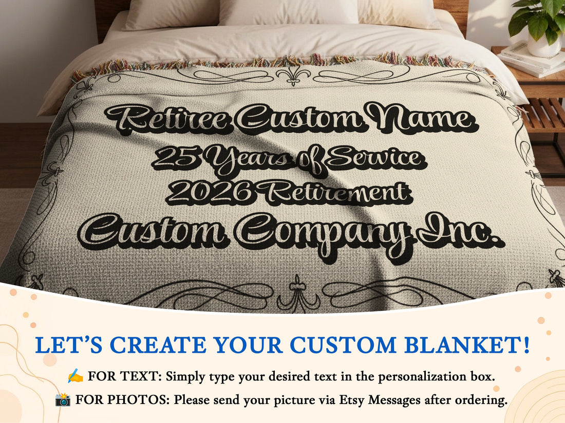Retiree 25 Years of Service 2026 Retirement Blanket product