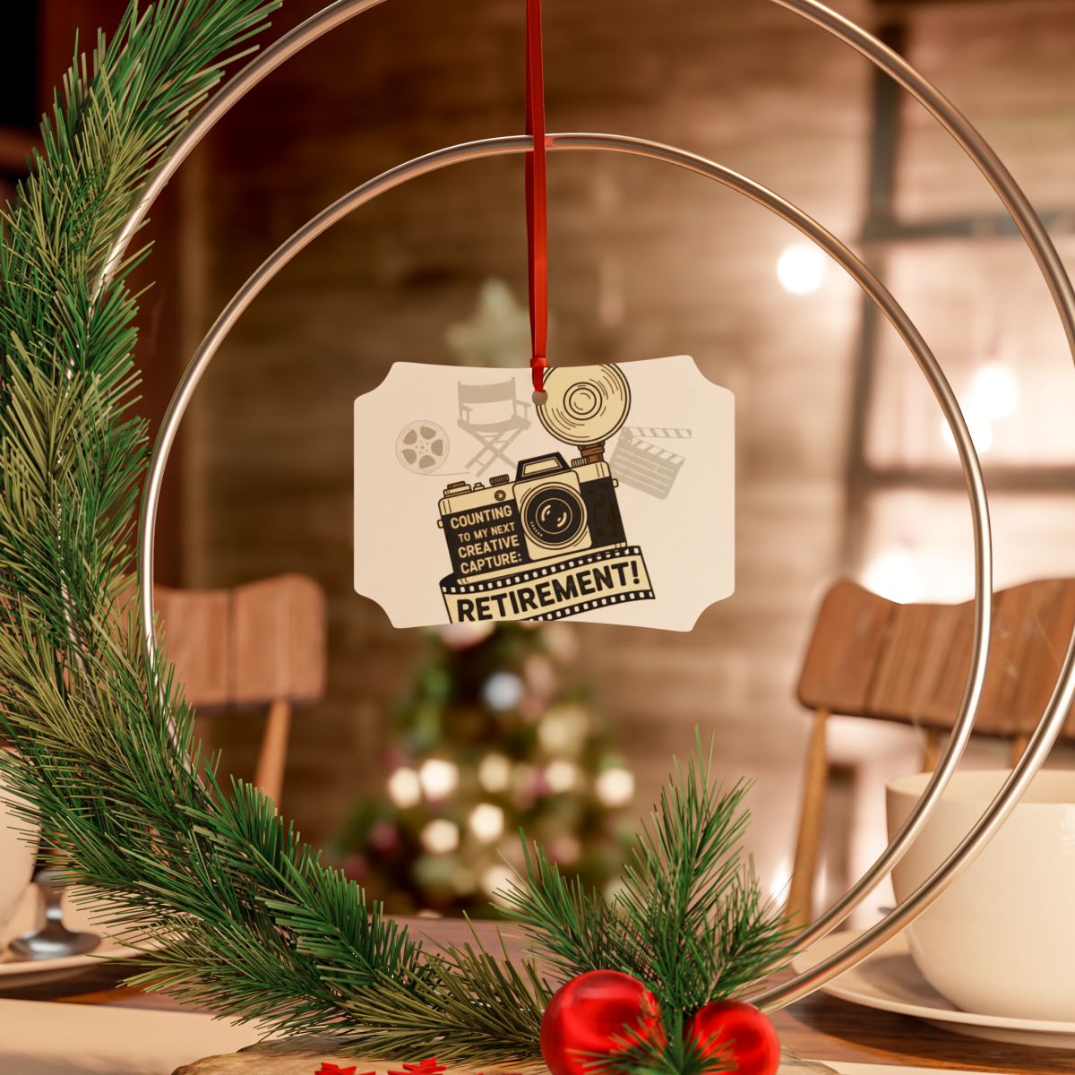 Counting To Next Creative Capture Retirement Hobby Custom Cur Ornaments - Retiree Gifts Retirement Party