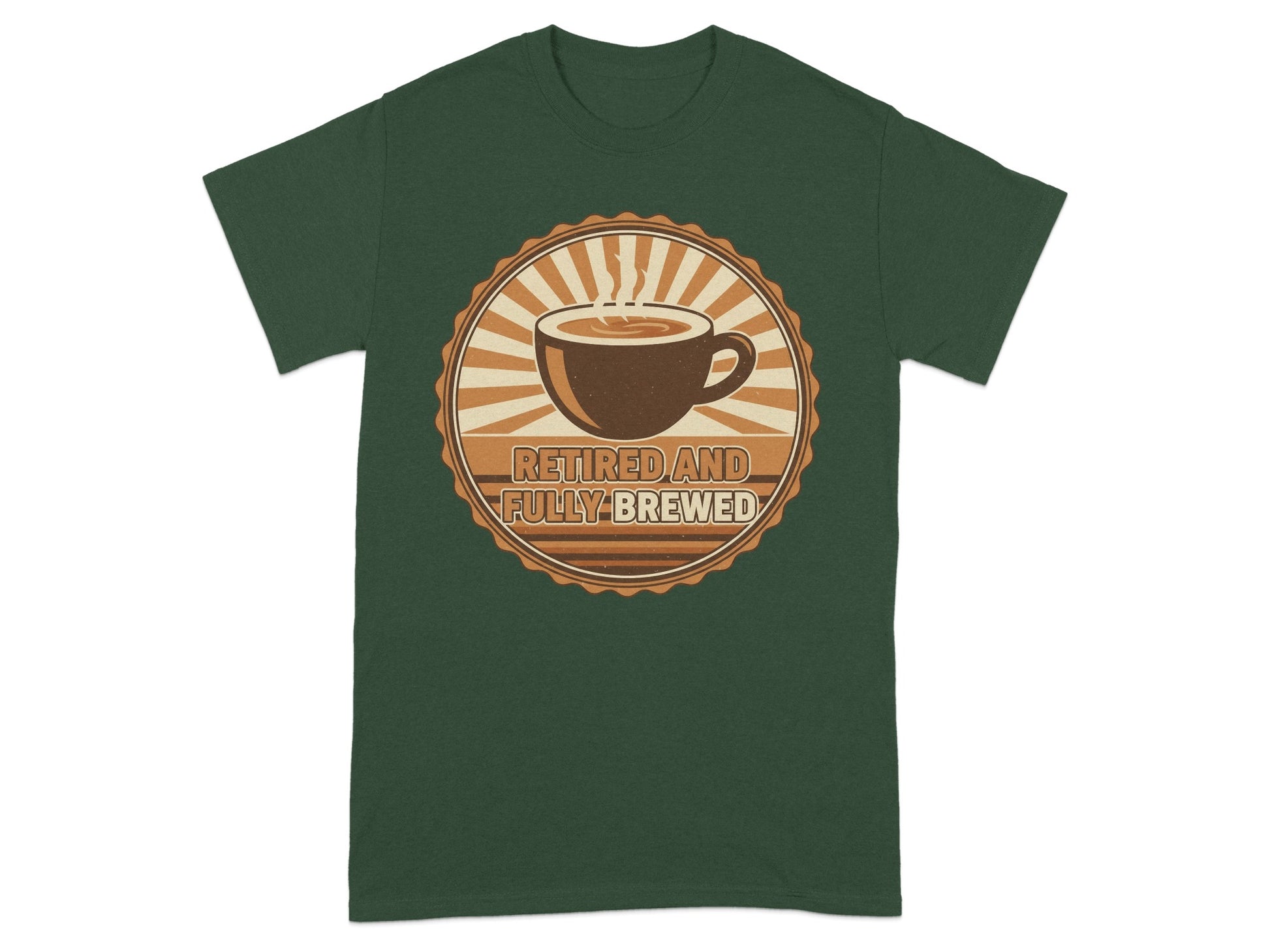 Retired and Fully Brewed Coffee Lover T-shirt