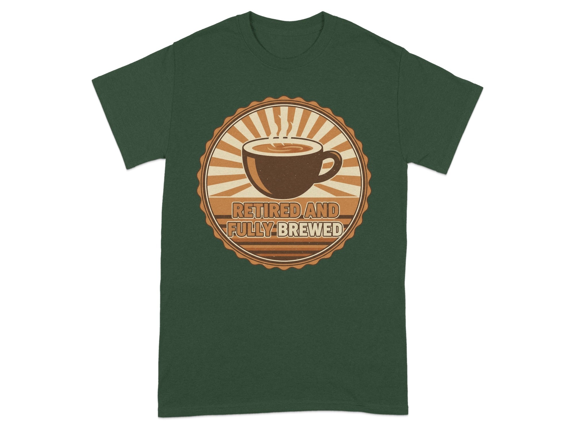 Retired and Fully Brewed Coffee Lover T-shirt