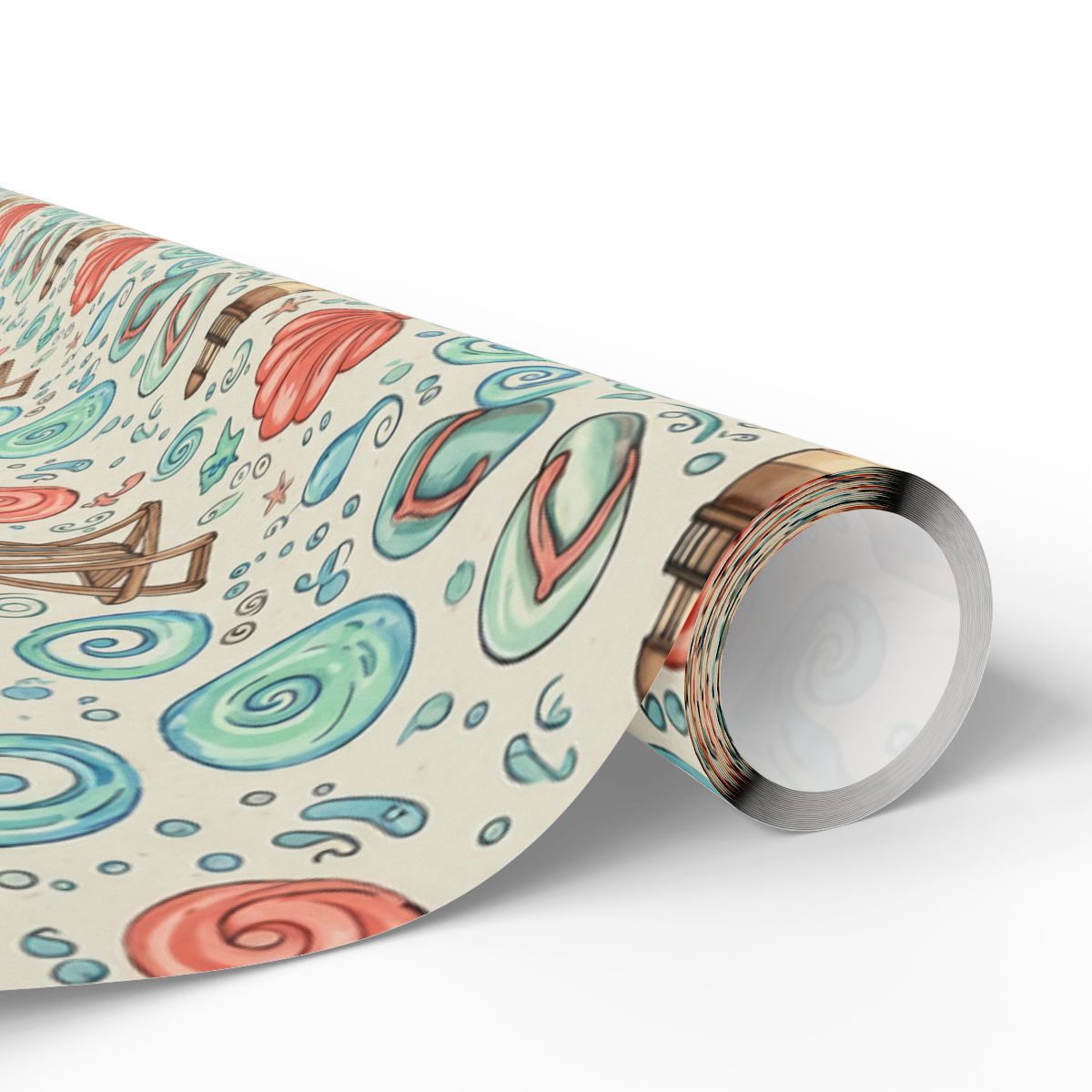 Whimsical Watercolor Patterned Wallpaper Roll
