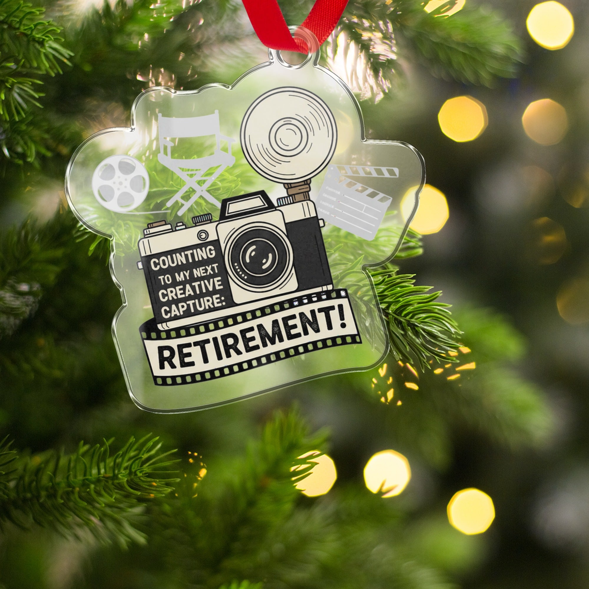 Counting To Next Creative Capture Retirement Hobby Custom Cur Ornaments - Retiree Gifts Retirement Party