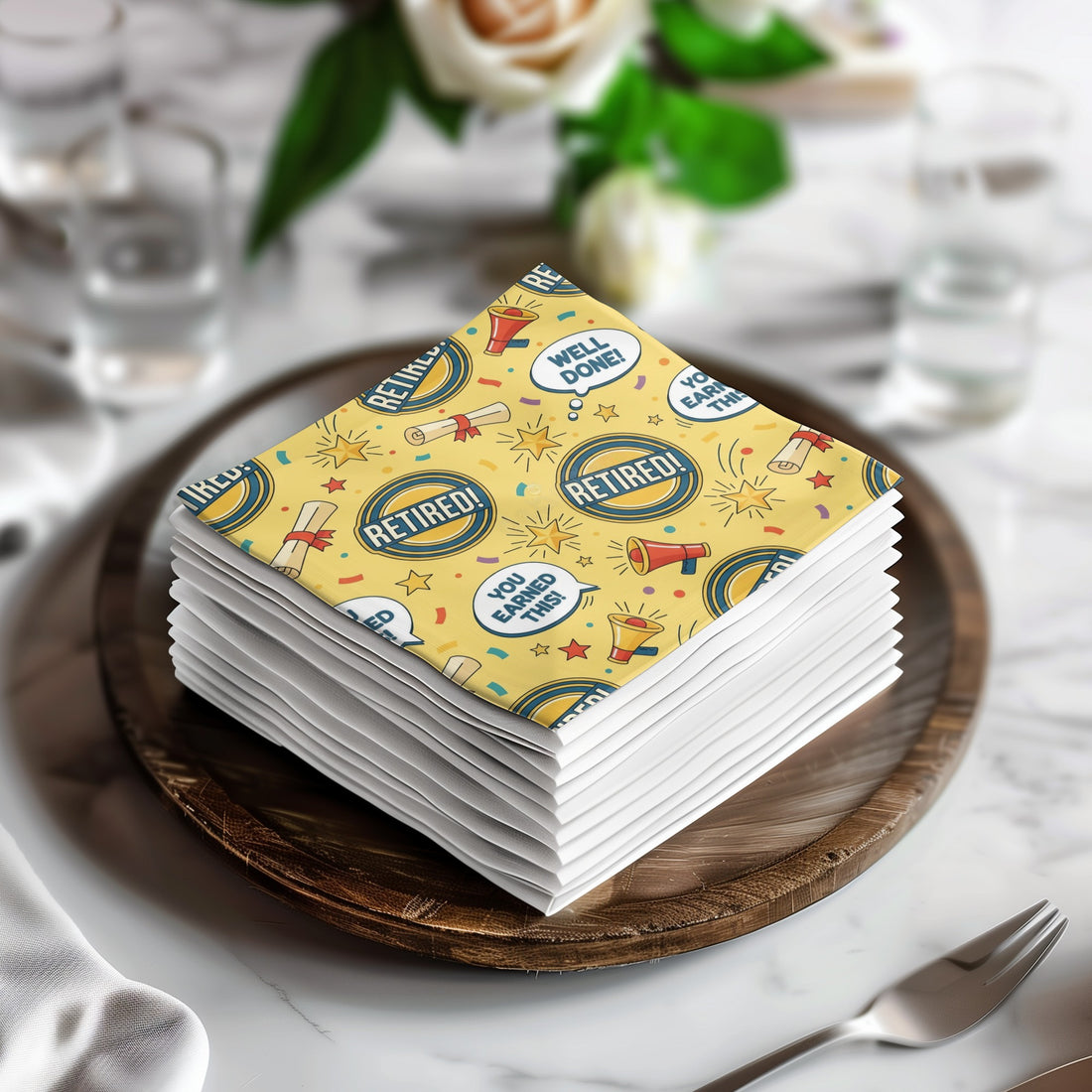 Confetti Retirement Celebration Greeting Card