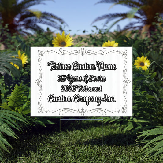 Retiree Celebration Custom Name 2026 Retirement Sign product