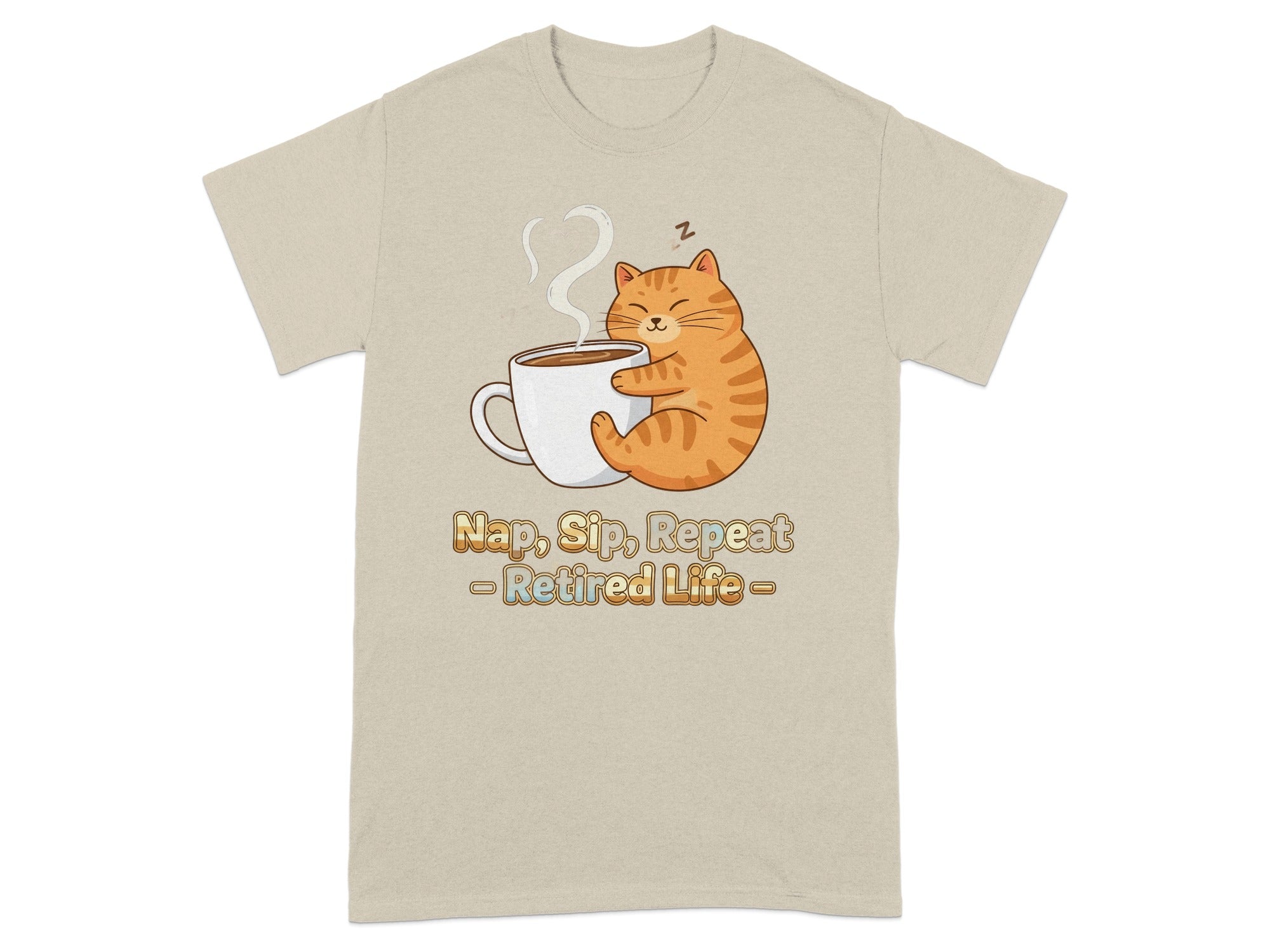 Nap Sip Repeat Retired Life T-shirt