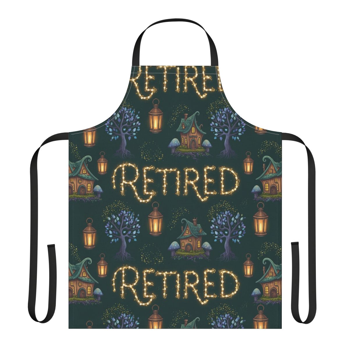 Enchanting Retired Design with Fairy Lights Apron
