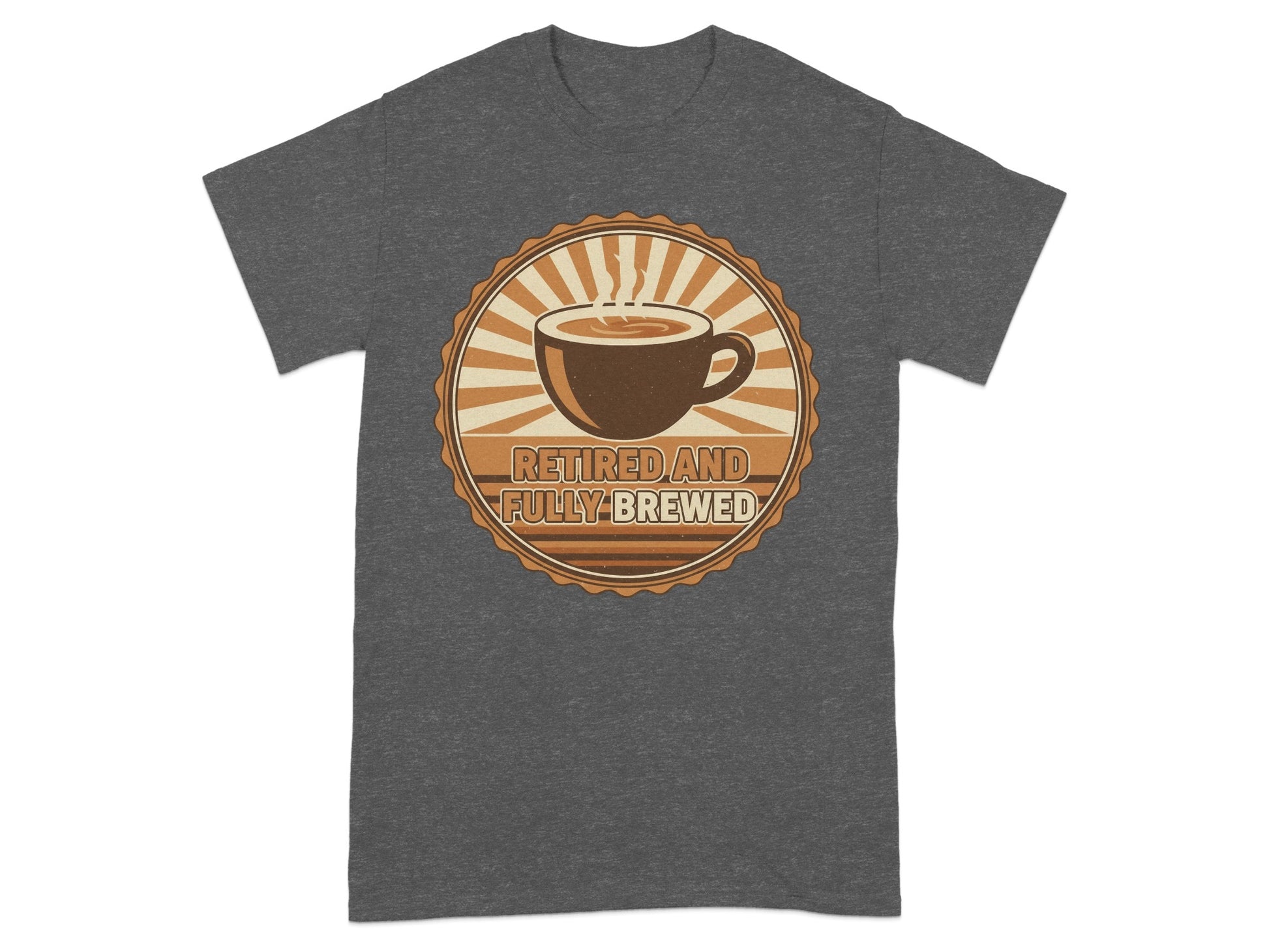 Retired and Fully Brewed Graphic Tee Shirt