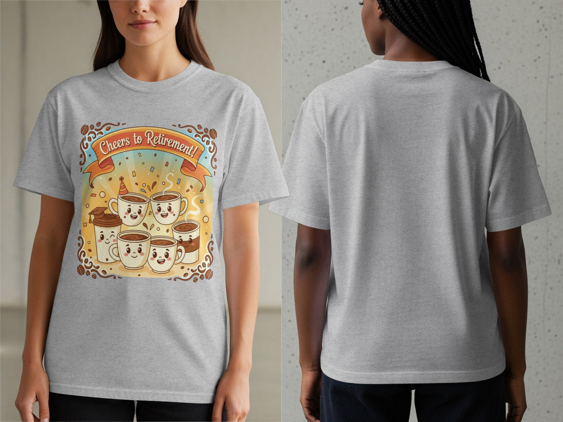 Cheers to Retirement Fun Mug Design T-Shirt