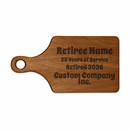 Personalized Retiree Name Custom Company Inc. Cutting Board