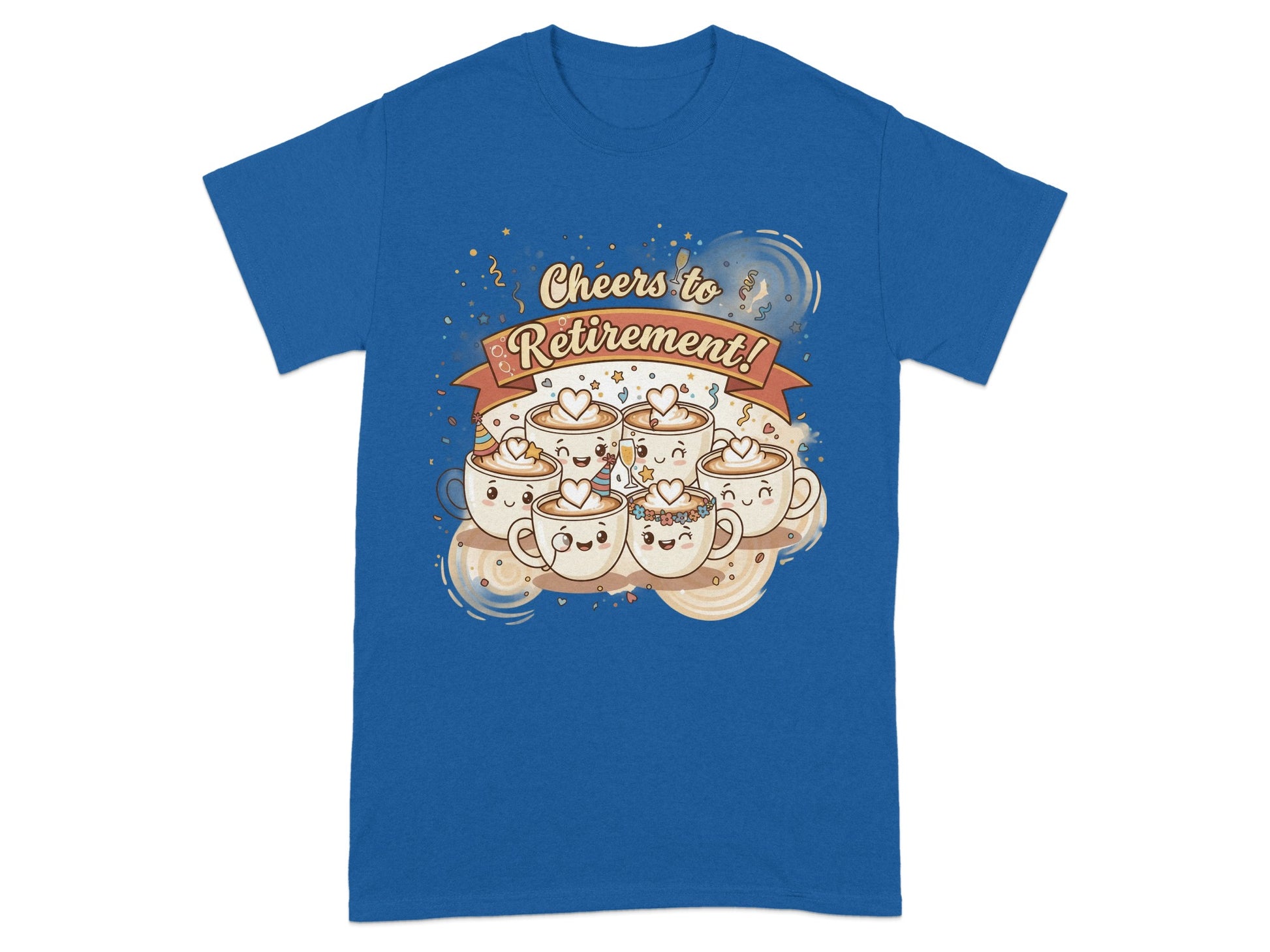 Cheers to Retirement Coffee Design T-Shirt