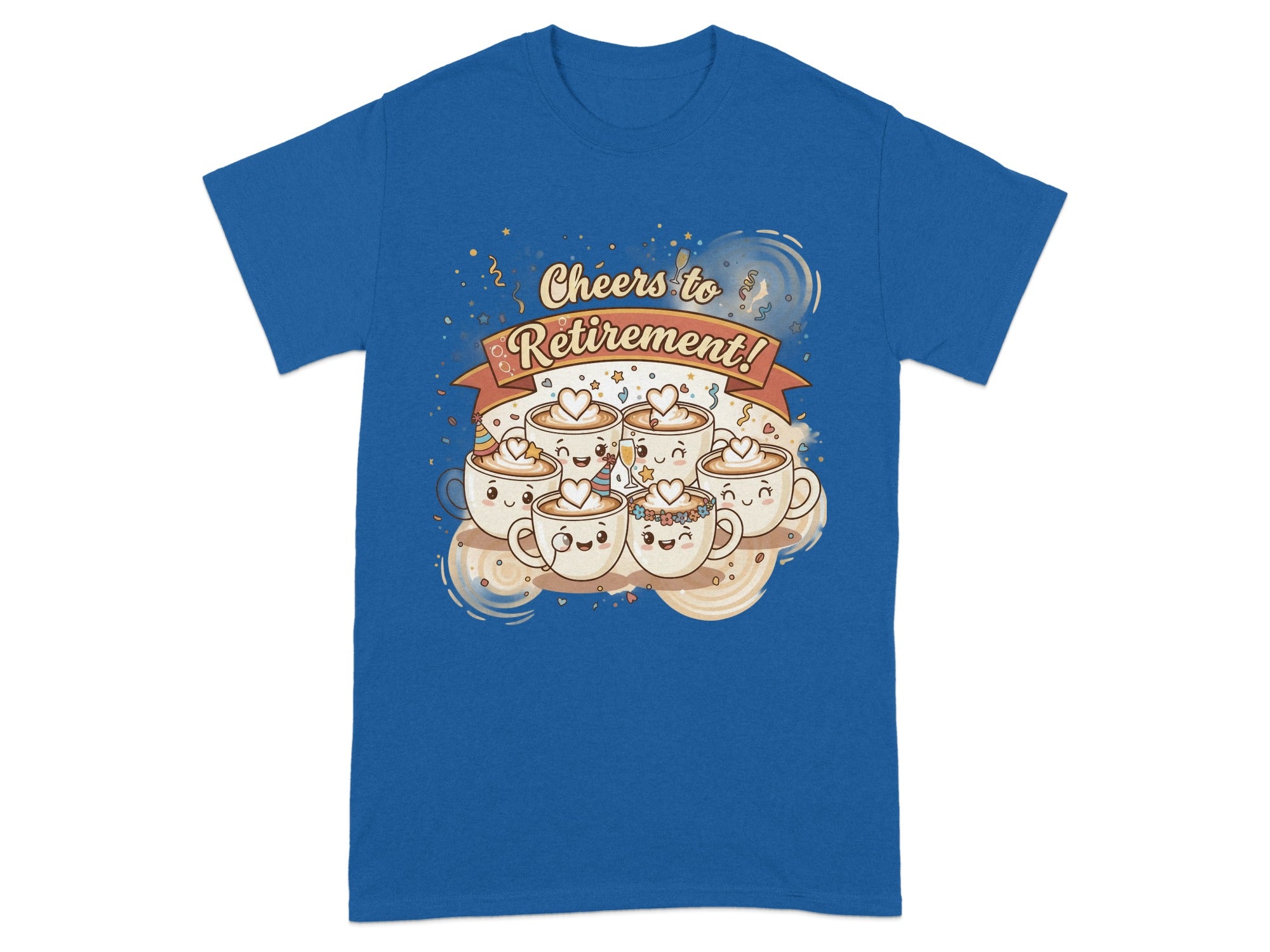 Cheers to Retirement Coffee Design T-Shirt