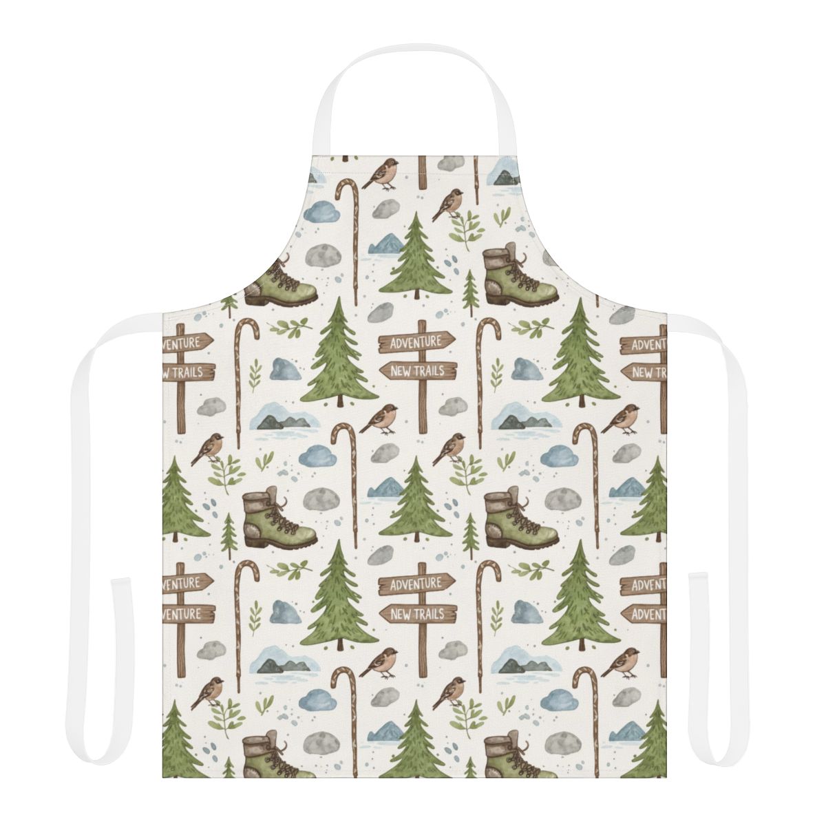 Nature Inspired Hiking Adventure Cooking Apron