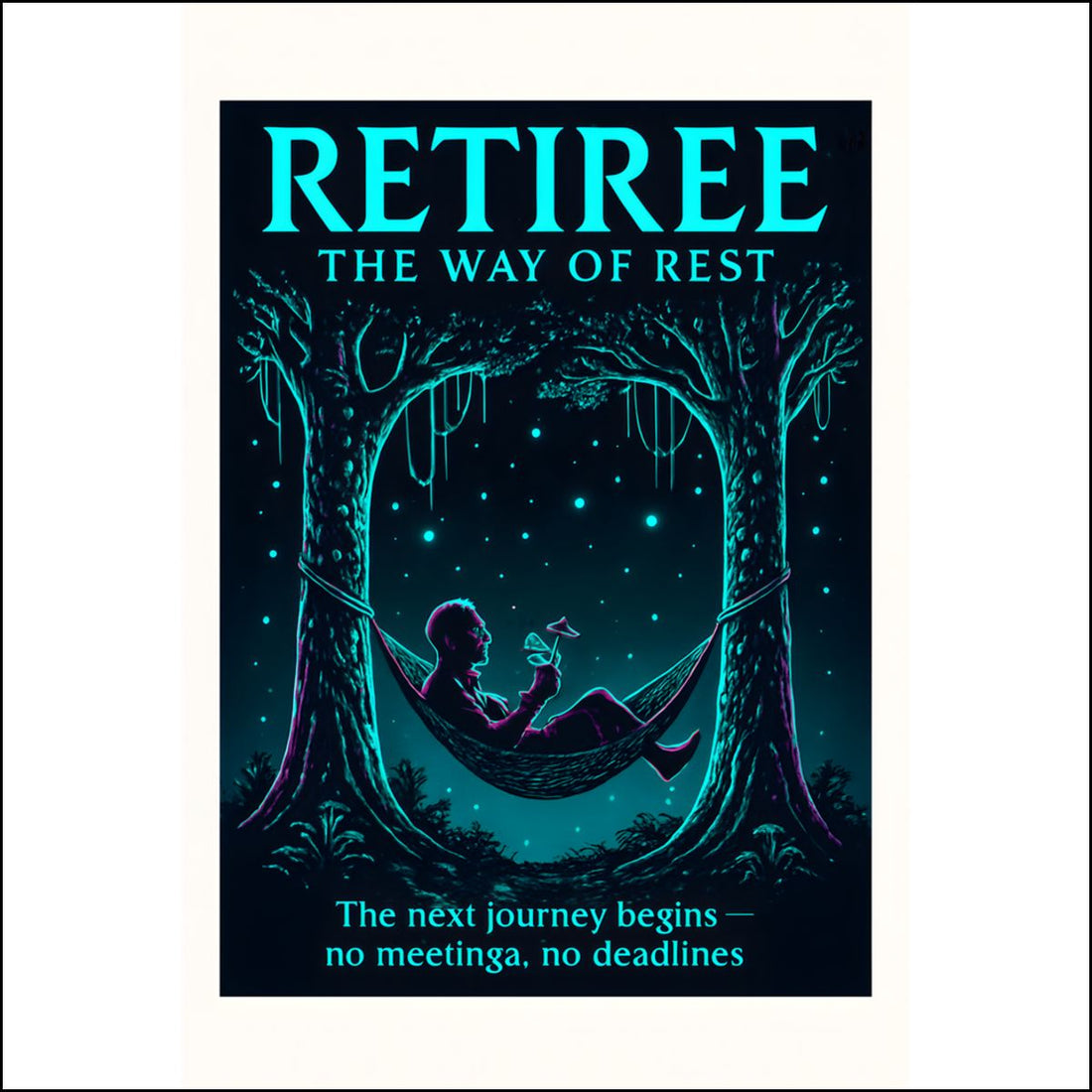 Retiree the Way of Rest | The next journey begins | Custom Cut Acrylic Ornaments - Retiree Gifts Retirement Party