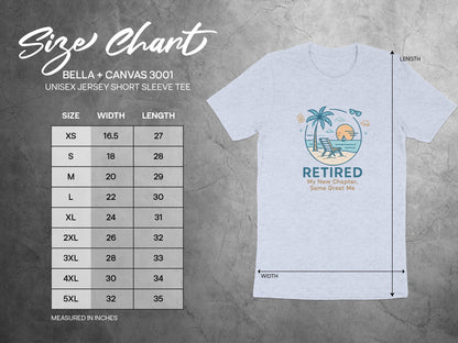 Retired My New Chapter Same Great Me | Retirement Gift | Soft Color Bella T-Shirts - Retiree Gifts Retirement Party